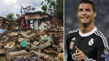 Cristiano Ronaldo surprises 13-year-old Nepal earthquake victim