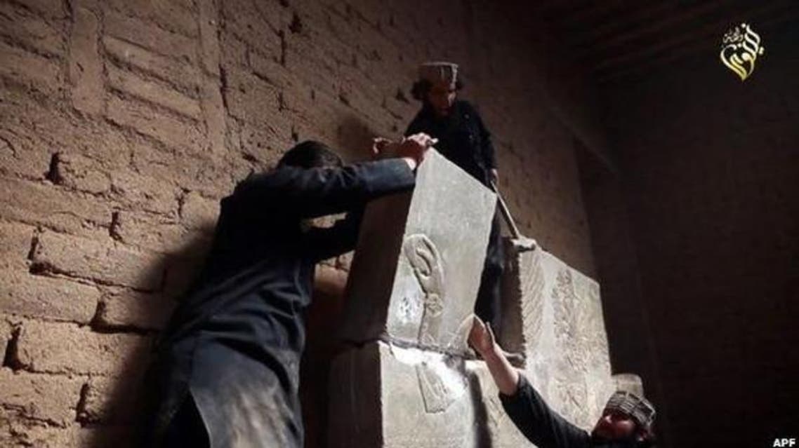 ISIS ancient ruins AFP