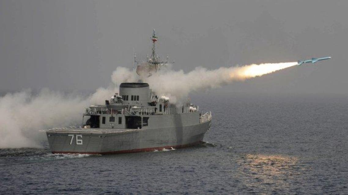Iran naval drill missile testing Reuters