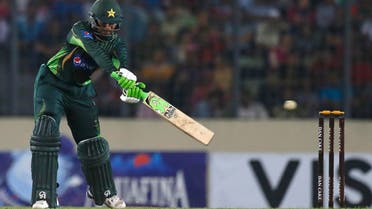 Pakistan’s Haris Sohail plays a shot during the Twenty20 international cricket match against Bangladesh iPakistan’s Haris Sohail plays a shot during the Twenty20 international cricket match against Bangladesh in Dhaka, Bangladesh, Friday, April 24, 2015. (AP)