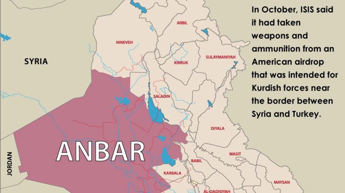 ISIS seizes U.S.-made arms in Iraq's Anbar infographic
