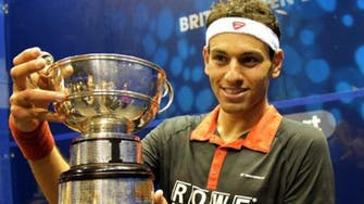 Squash player El-Shorbagy wins first British open title