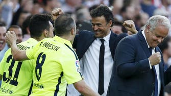 Barca overcame many changes to win title, says Luis Enrique
