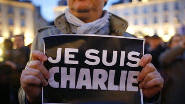 Supporters of Charlie Hebdo