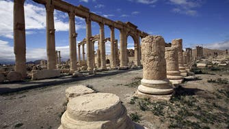 Dozens of families flee regime strikes on Syria’s Palmyra