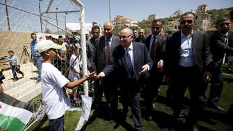 Blatter proposes holding Israeli-Palestinian ‘peace match’ 