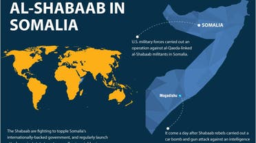 U.S. army attacks al-Shabab in Somalia infographic