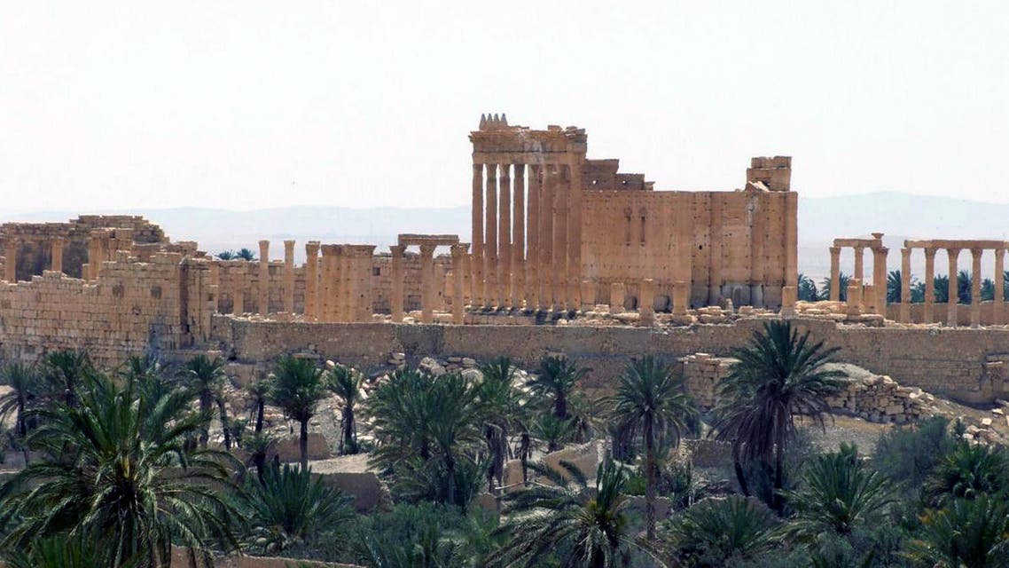 FILE - This FILE photo released on Sunday, May 17, 2015, by the Syrian official news agency SANA, shows the general view of the ancient Roman city of Palmyra, northeast of Damascus, Syria. When Islamic State fighters routed Syrian government forces and took control of the ruins of Palmyra Thursday, May 21, 2015morning, the ancient city became the latest archaeological heritage site to fall into the hands of the militant group. (SANA via AP, File)
