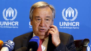 António Guterres, the United Nations High Commissioner for Refugees, is seen at a news conference in Kenya's capital Nairobi in this file photo. (Reuters)