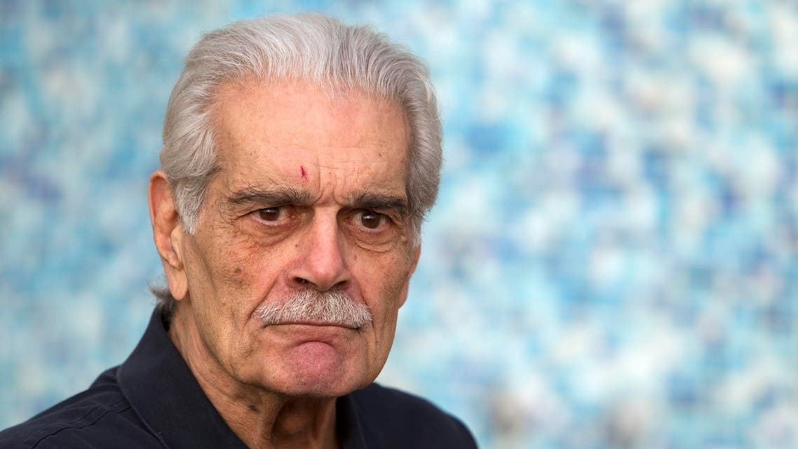 Egyptian actor Omar Sharif poses during a photocall for the Medfilm, Mediterranian Film Festival, lifetime achievement award, in Rome, Thursday, Nov. 24, 2011. (AP)