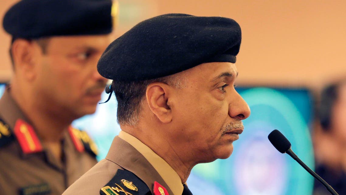 Saudi Interior Ministry spokesman Maj. Gen. Mansour al-Turki listens to journalists questions during a press conference in Riyadh, Saudi Arabia. AP