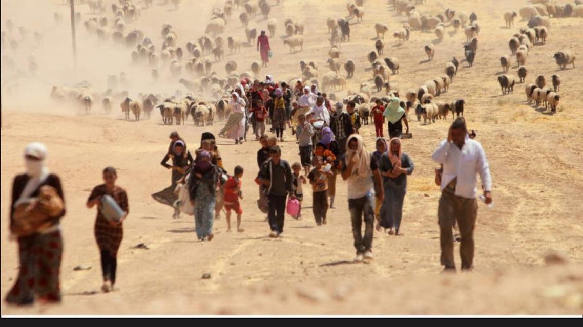 ISIS frees Yazidi captives infographic