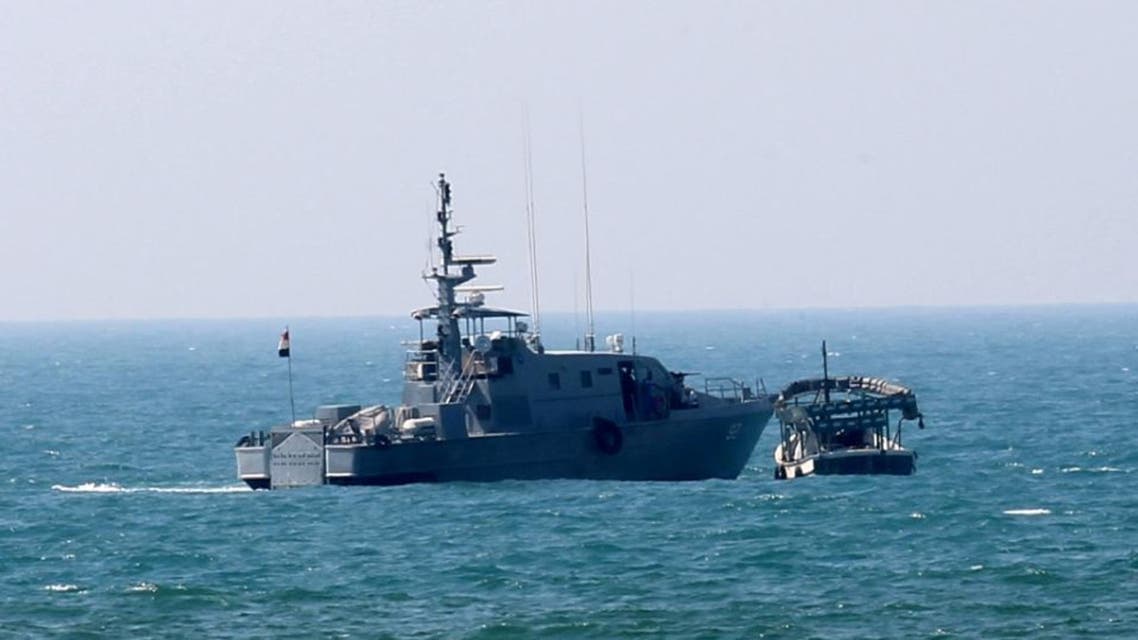 An Egyptian ship patrols in the Mediterranean. (File: AFP)
