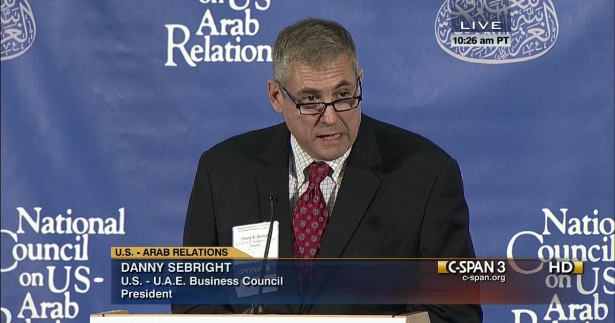 Danny Sebright, president of the non-profit U.S.-UAE Business Council
