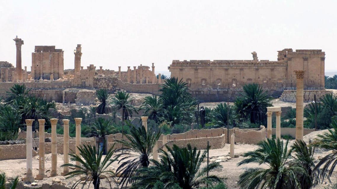 the general view of the ancient Roman city of Palmyra, northeast of Damascus, Syria. AP