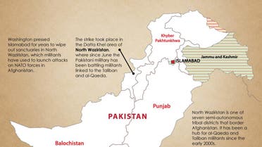 U.S. drone kills four militants in Pakistan infographic