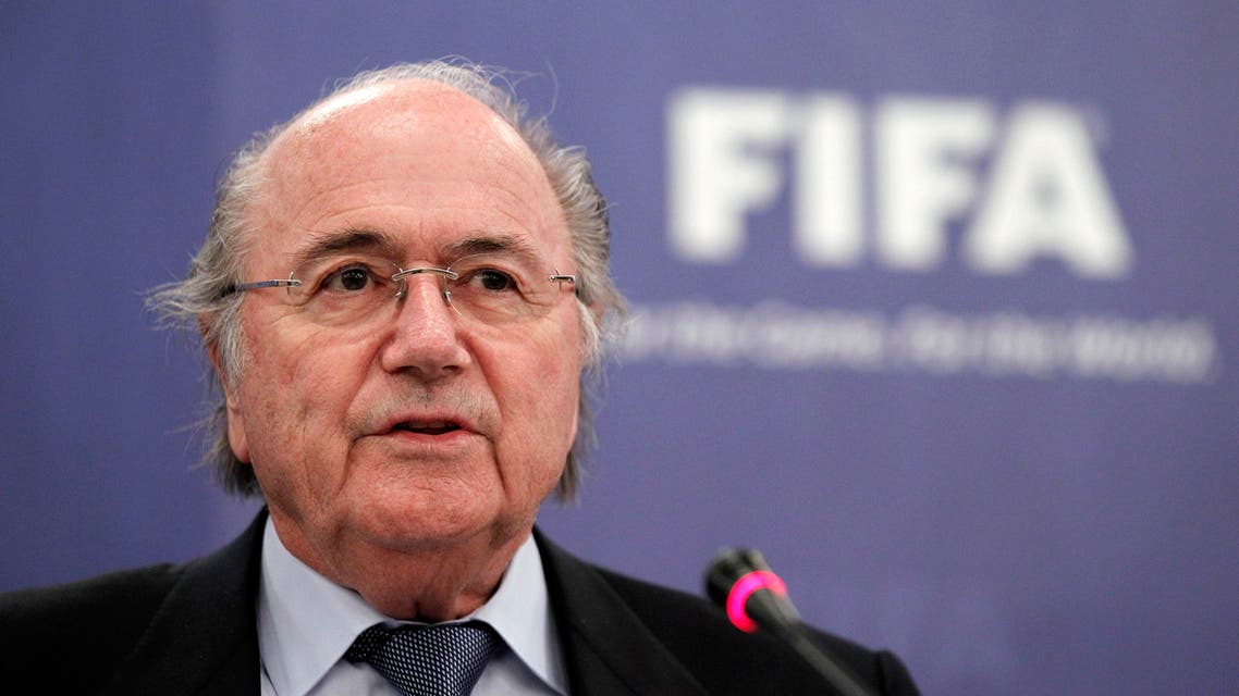 FIFA President Joseph S. Blatter speaks at the FIFA Executive Committee press conference in Johannesburg, South Africa, Monday, June 7, 2010. (AP)