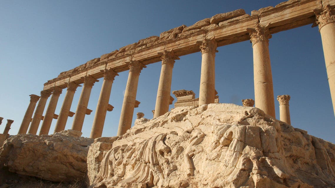 Columns are pictured in the historical city of Palmyra, May 13, 2010. (File: Reuters)