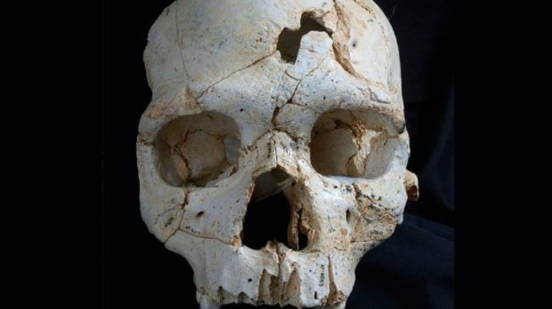 The skull was broken into 52 fragments (Reuters)