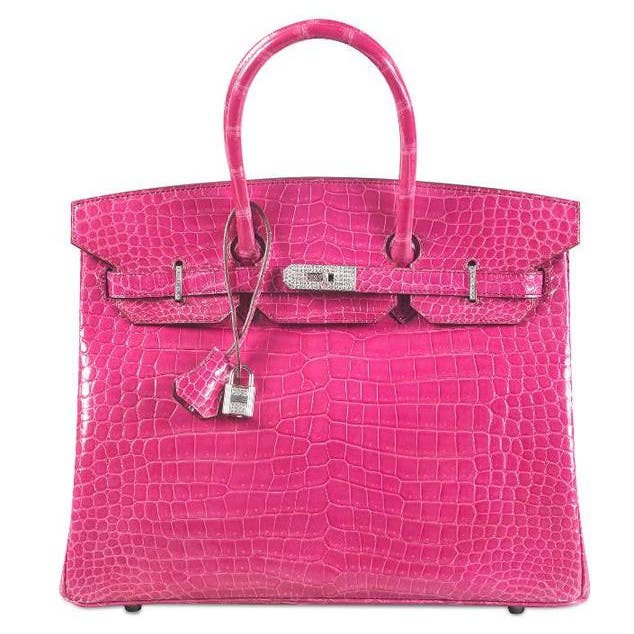 Crocodile skin Hermès Birkin bag sells for $185,000 at auction