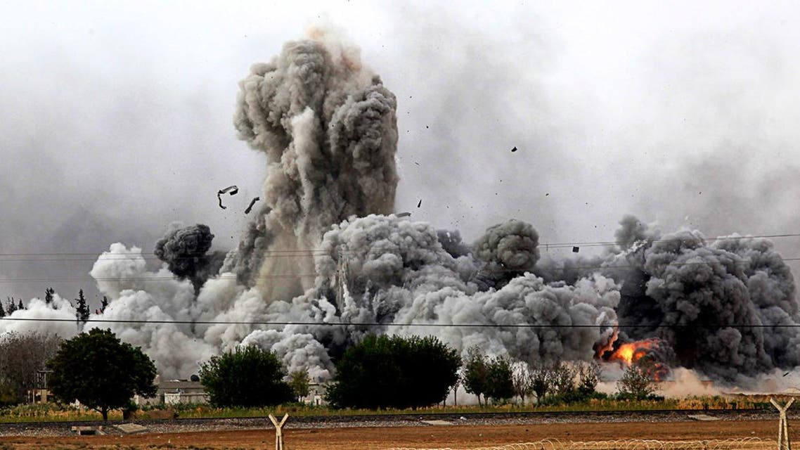 The US-led coalition airstrikes are designed to weaken the military capabilities of the militant group. (AFP)