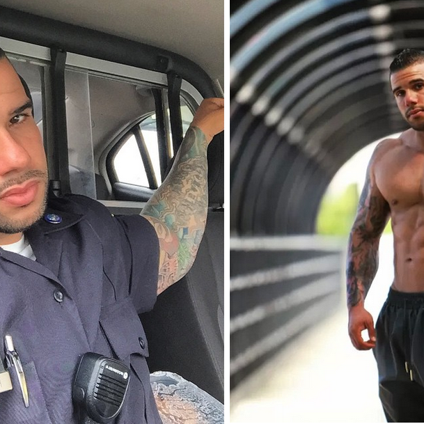 609px x 609px - Arrest me!' New York City 'hot cop' sizzling photos go viral | Al Arabiya  English