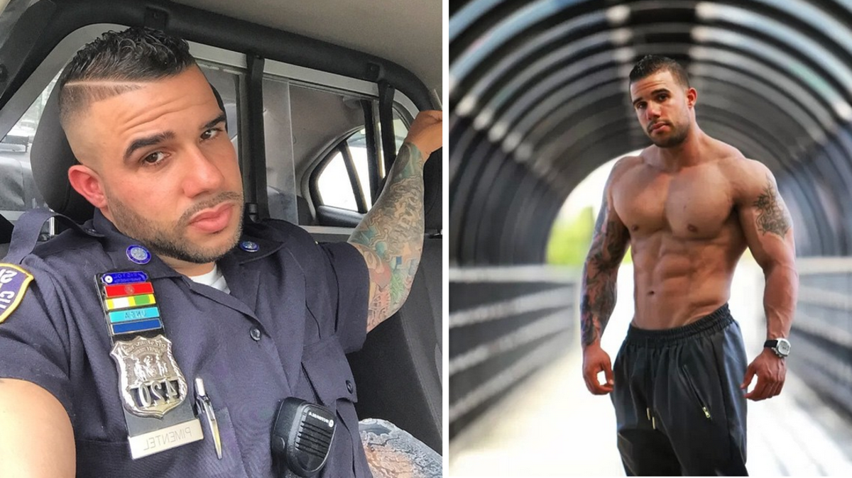 1200px x 674px - Arrest me!' New York City 'hot cop' sizzling photos go viral | Al Arabiya  English