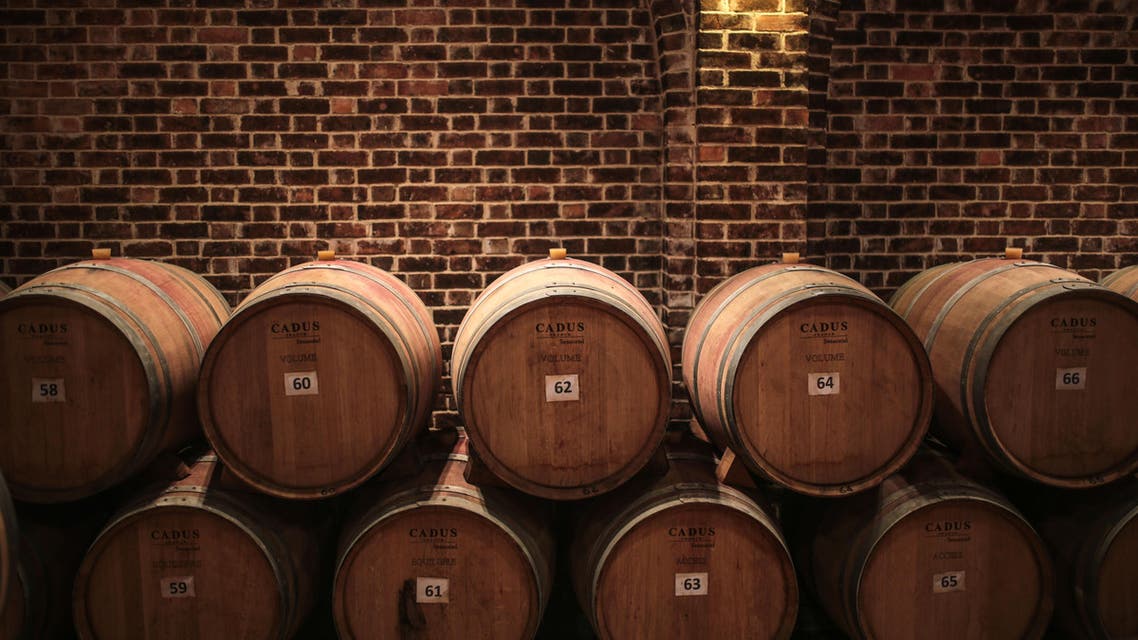 Egypt wine barrell AP