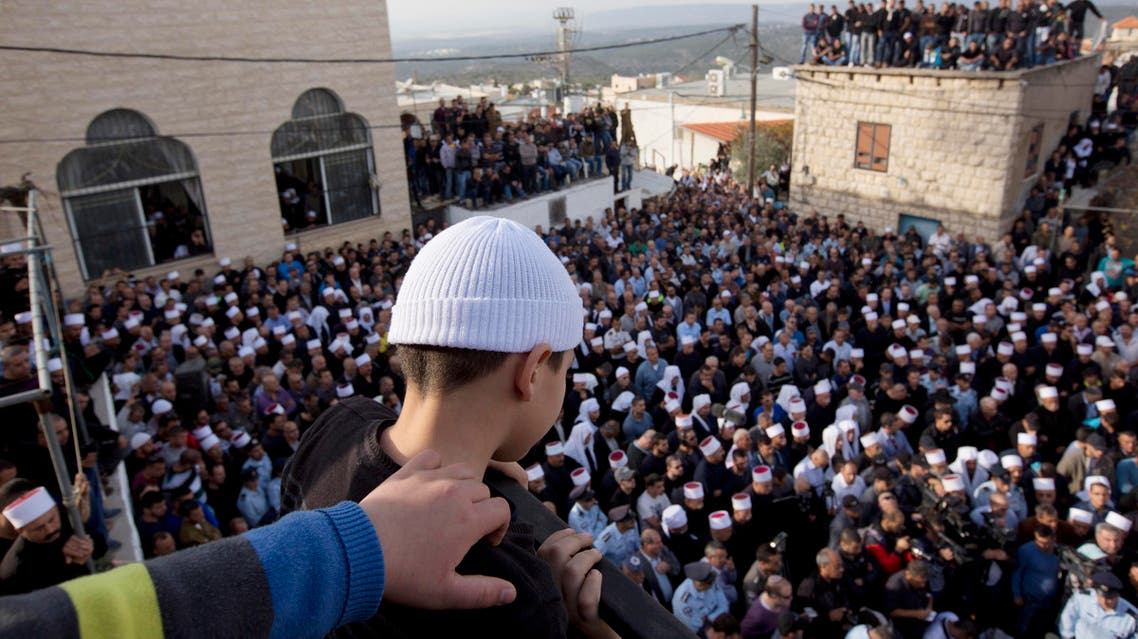 Leaders of Israel’s Druze community voiced their concern as Syrian Druze areas come under threat from extremist groups. (File: AP)