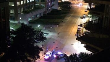 Gunfire was reported just after midnight Saturday outside the Dallas Police Department Headquarters(Instagram/@TheStreetFA)
