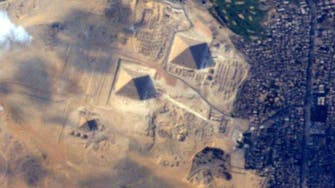 Incredibly clear image of Egypt's pyramids captured from space 