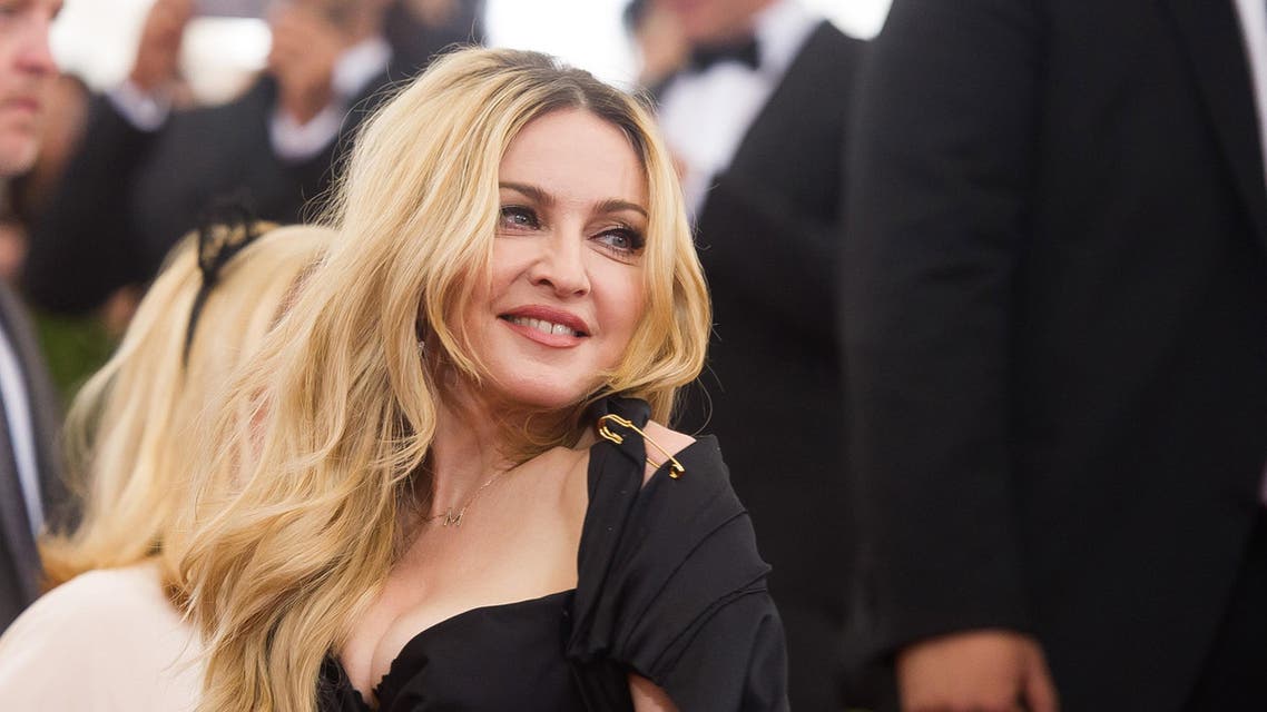 Madonna arrives at The Metropolitan Museum of Art's Costume Institute benefit gala celebrating "China: Through the Looking Glass" on Monday, May 4, 2015, in New York. AP