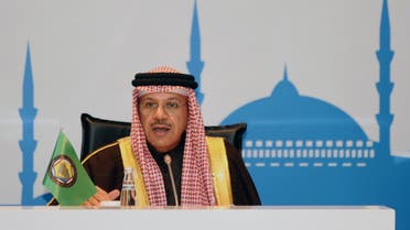 The GCC Sekretary General Abdul Latif bin Rashid al-Zayani speaks at a news conference during the Gulf Cooperation Council (GCC) Foreign ministers meeting in Istanbul, Turkey, Saturday, Jan. 28, 2012 AP