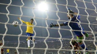 Without Neymar, Brazil beats Venezuela 2-1 to reach last eight