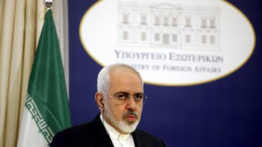 Iranian Foreign Minister Zarif looks on during a joint news conference. (File photo: Reuters)