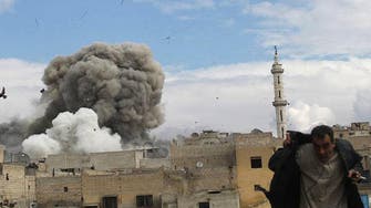 Syrian regime barrel bomb kills 10 civilians in Aleppo: Monitor