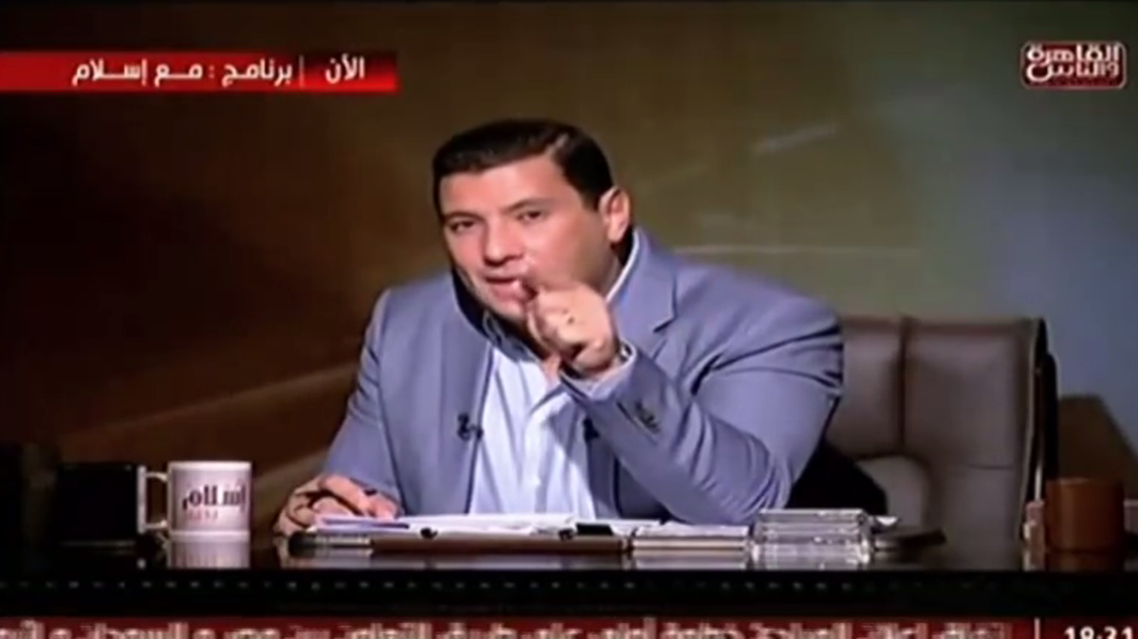 A still from Islam el-Beheiry's show (Video grab)