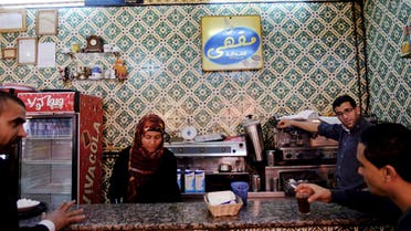 Customers are served coffee in a Tunis cafe, Tunisia (File photo AP)