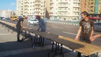 Alexandria breaks world record for longest Ramadan charity table