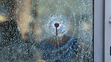 A broken glass window of the Imperiale Marhaba hotel is seen after a gunman opened fire at the beachside hotel in Sousse, Tunisia. (Reuters)