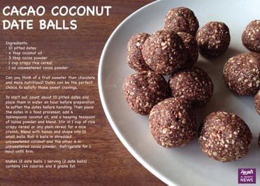 Cacao Coconut Date balls