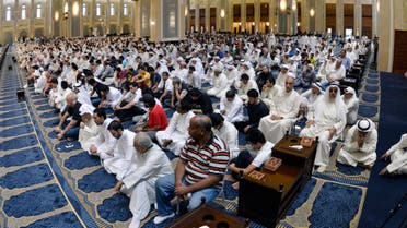 Sunni and Shiite worshippers attend joint Friday prayers at the Grand Mosque in Kuwait City on Friday, July 3, 2015, one week after a suicide attack by an Islamic State sympathizer in Shiite worshippers. Instead of fueling the kind of sectarian animosity that has devastated Iraq and Syria, the Kuwait attack has reawakened a sense of national solidarity not seen since Saddam Hussein's 1990 invasion. (AP Photo)
