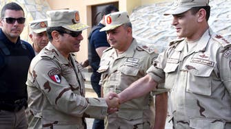 Sisi visits troops in Egypt's Sinai Peninsula