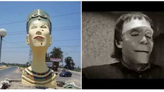 ‘Frankenstein' Nefertiti statue removed after online uproar