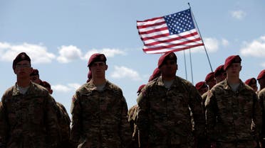 Members of the U.S. Army 173rd Airborne Brigade attend a combined Lithuanian-U.S. training exercise at the Gaiziunai Training Area some 110 kms (69 miles) west of the capital Vilnius Lithuania, Tuesday, July 7, 2015. (AP)