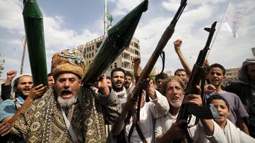مقاتلون حوثيون في صنعاء (لقطة تعبيرية)