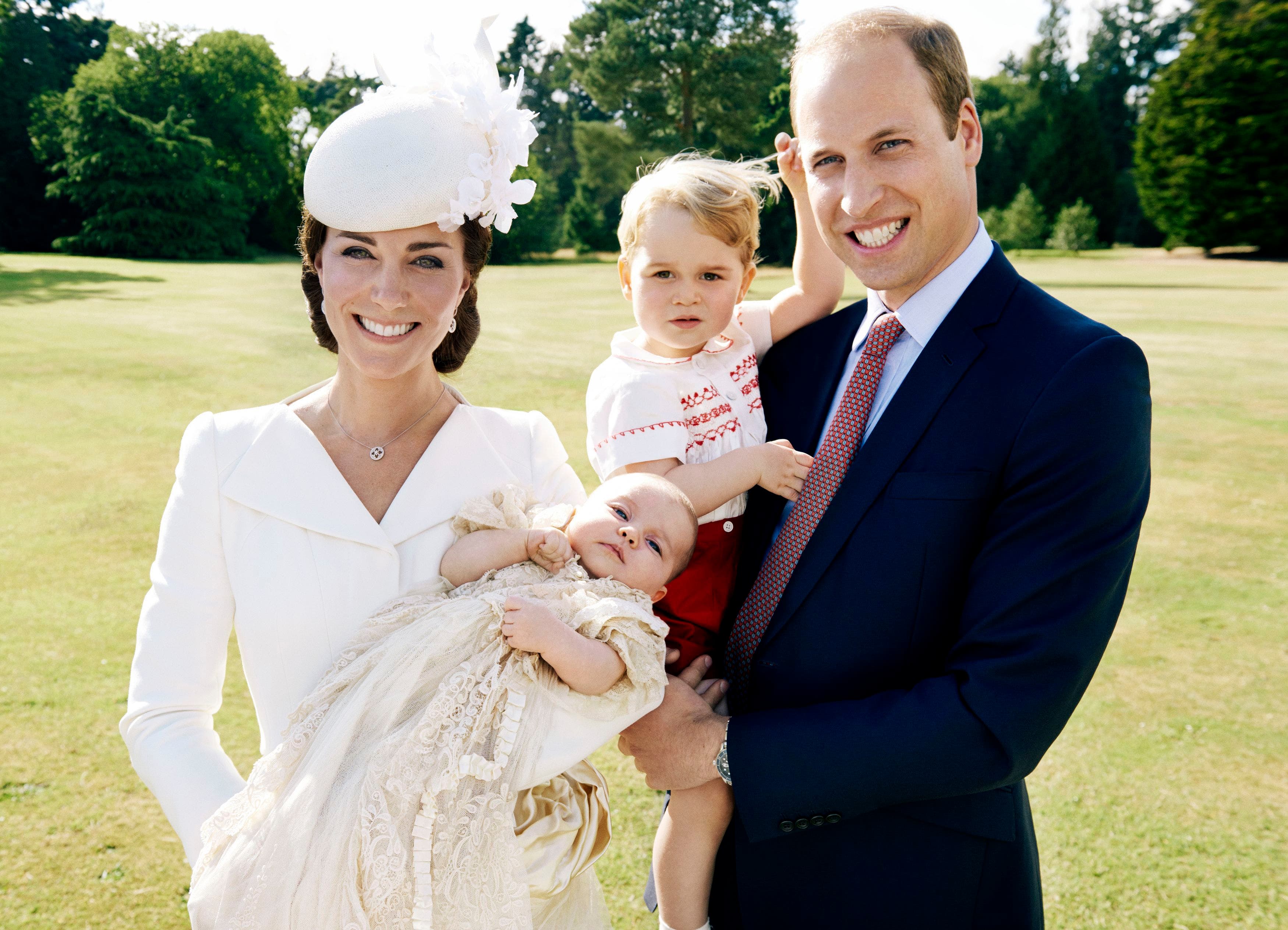 christening Princess Charlotte AP
