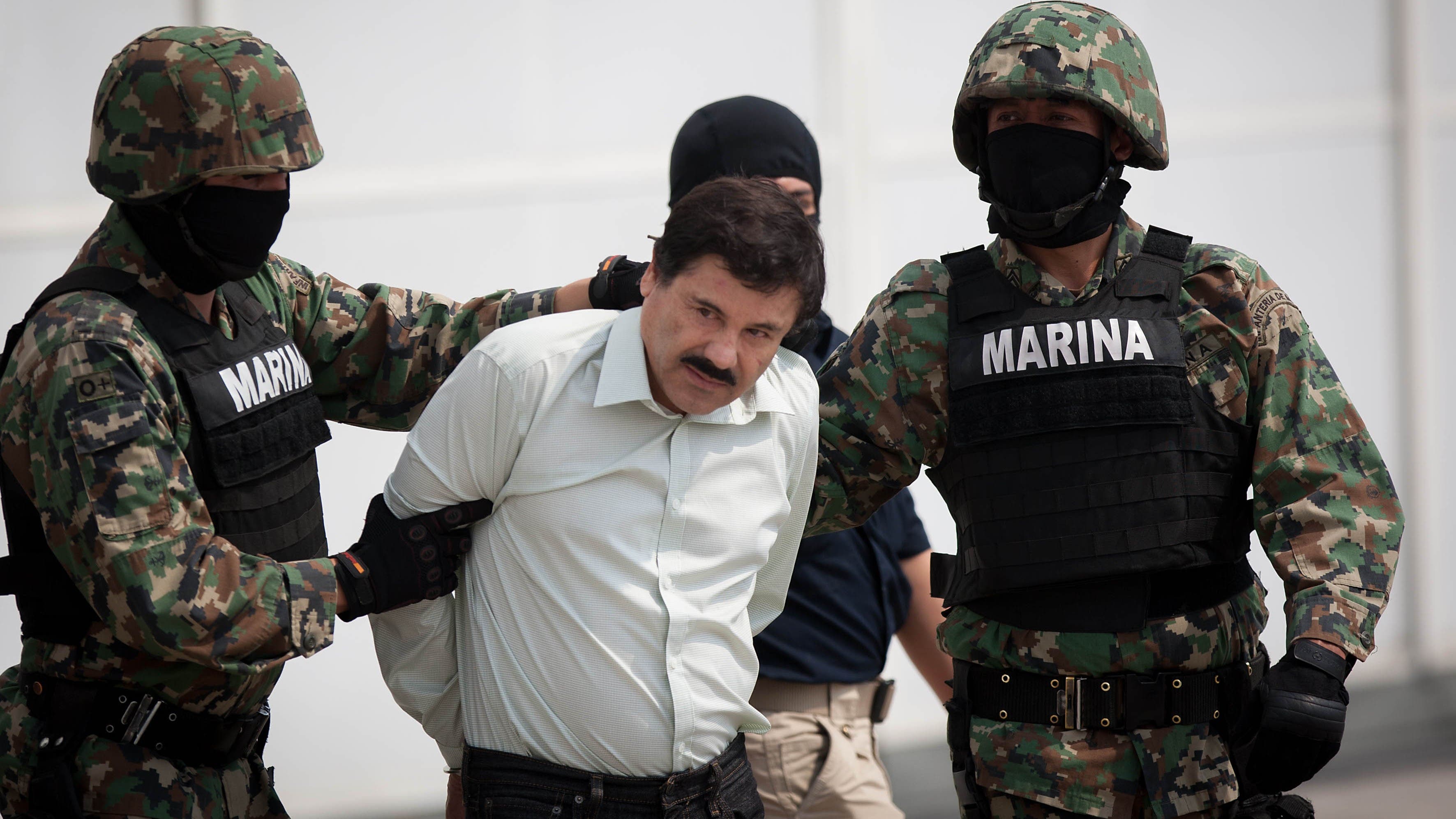     Mexican drug lord Joaquim El Chapo Guzman