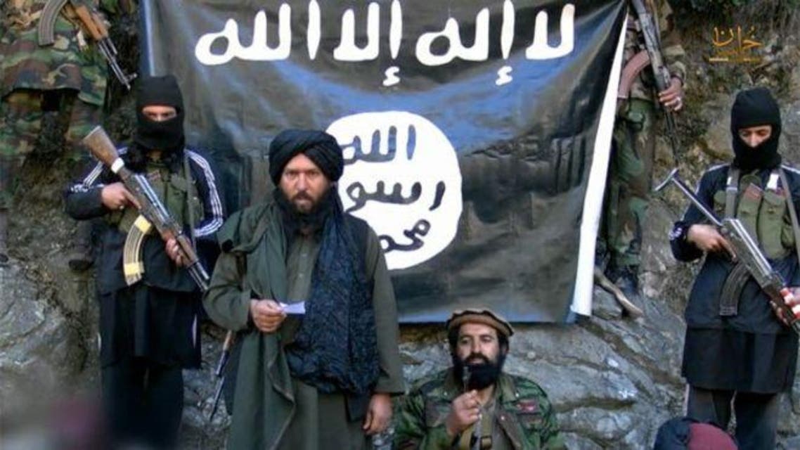 A still from a propaganda video showing the leader of ISIS Hafez Saeed in Khorasan, based around Afghanistan and Pakistan. (Screengrab)