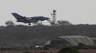 Missiles fall of British warplane in Cyprus